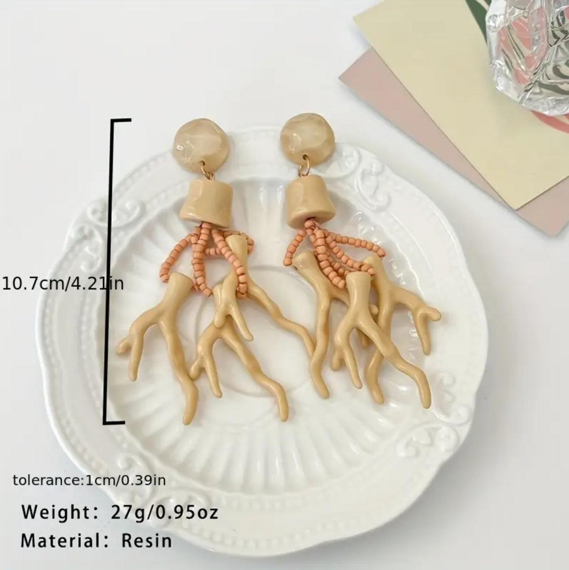 Coralia Resin Reef Earrings