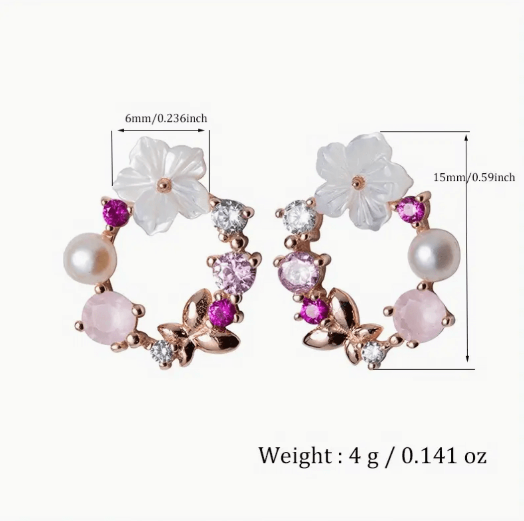 Blossom Floral Studs