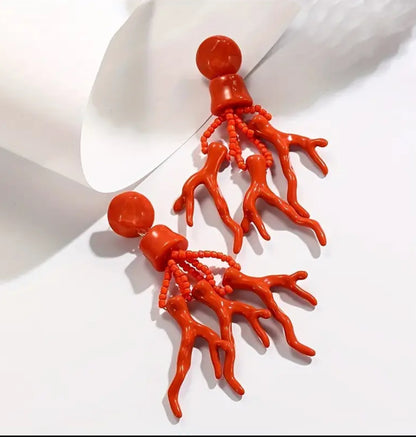 Coralia Resin Reef Earrings