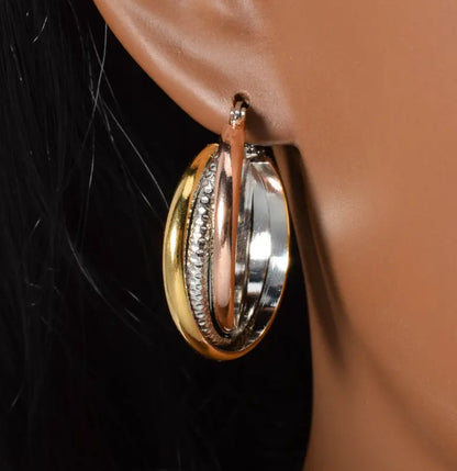 Celestial Trio Hoops