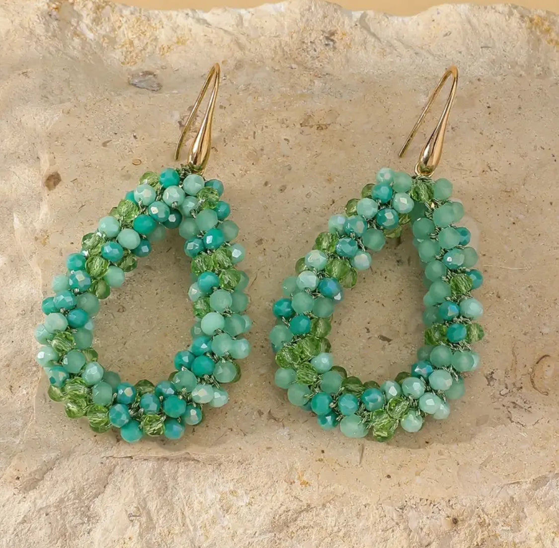 Soluna Beaded Loop Earrings