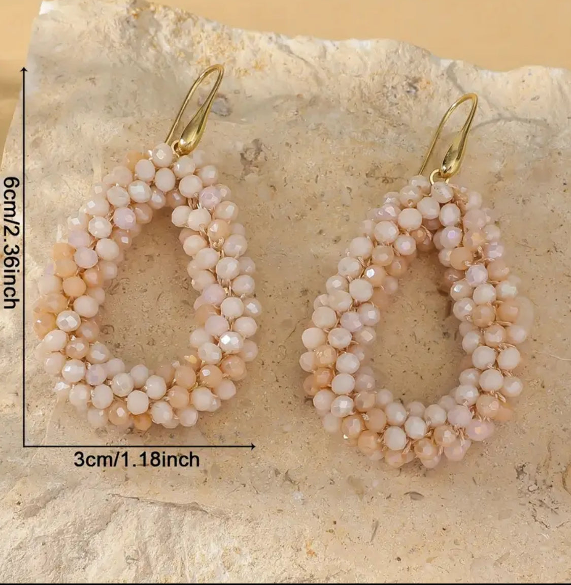 Soluna Beaded Loop Earrings