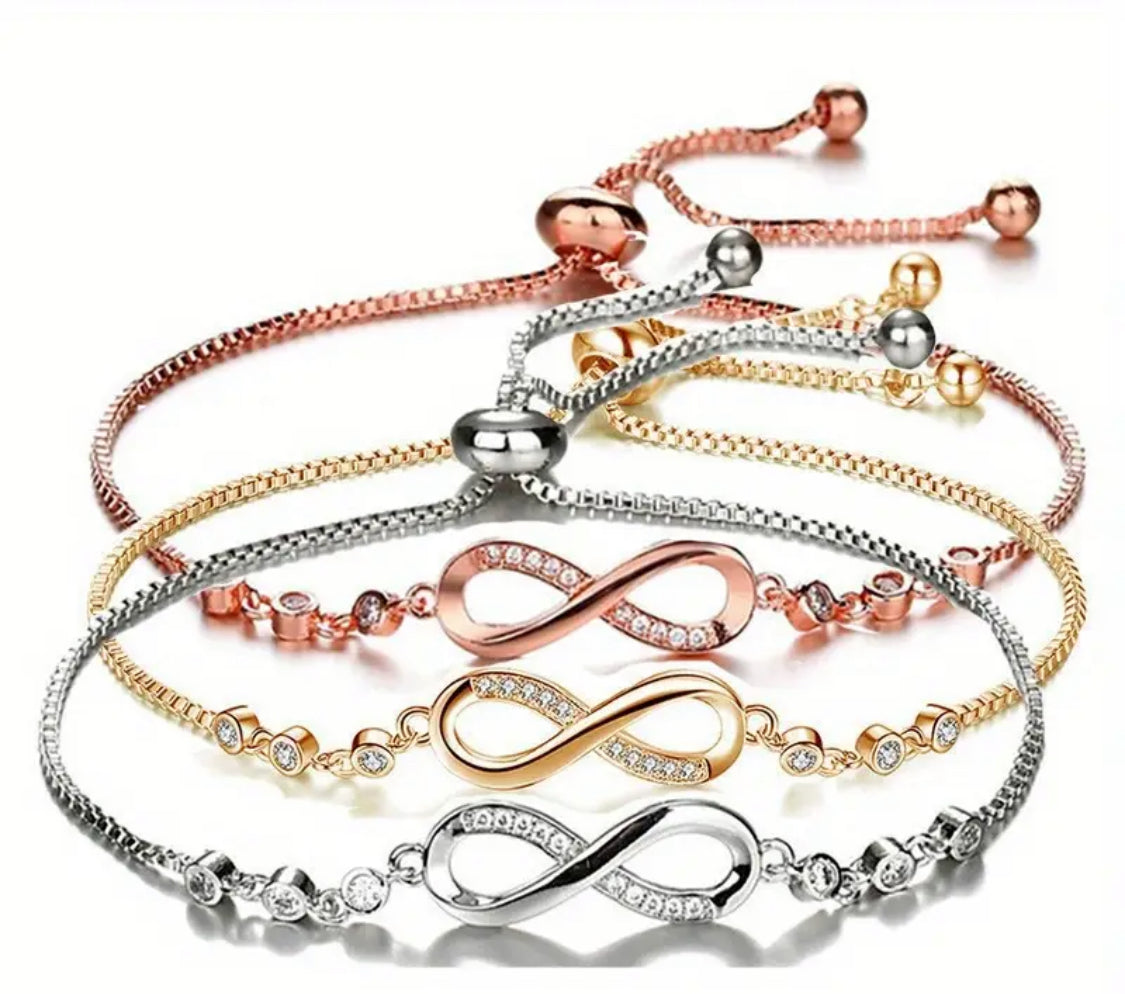 Infinity sparkle bracelet