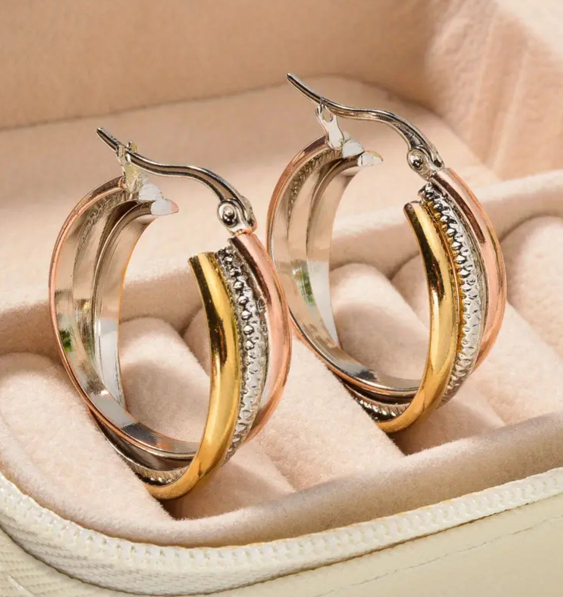 Celestial Trio Hoops