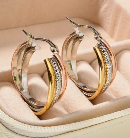 Celestial Trio Hoops