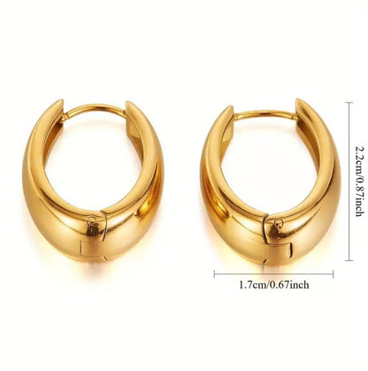 Luna Classic Gold Hoops