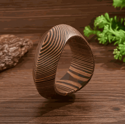 Zebrawood Twist Bangle