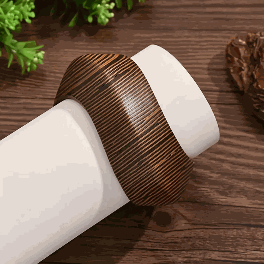 Zebrawood Twist Bangle
